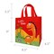 Wrapables Non-Woven Reusable Gift Bags with Handles for Parties, Birthdays, Favors and Treats (Set of 8)
